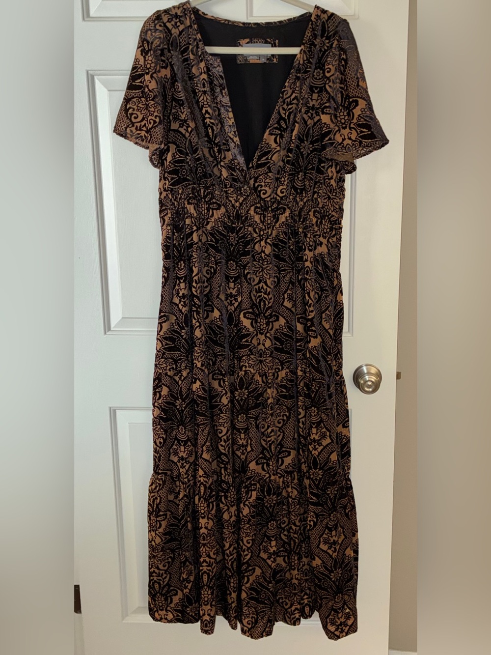 Like new. Anthropologie Somerset Maxi Dress Sz XL - Picture 6 of 9